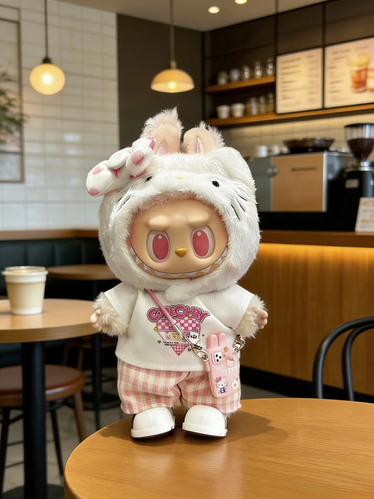 Labubu Doll Clothes - Cafe Collection