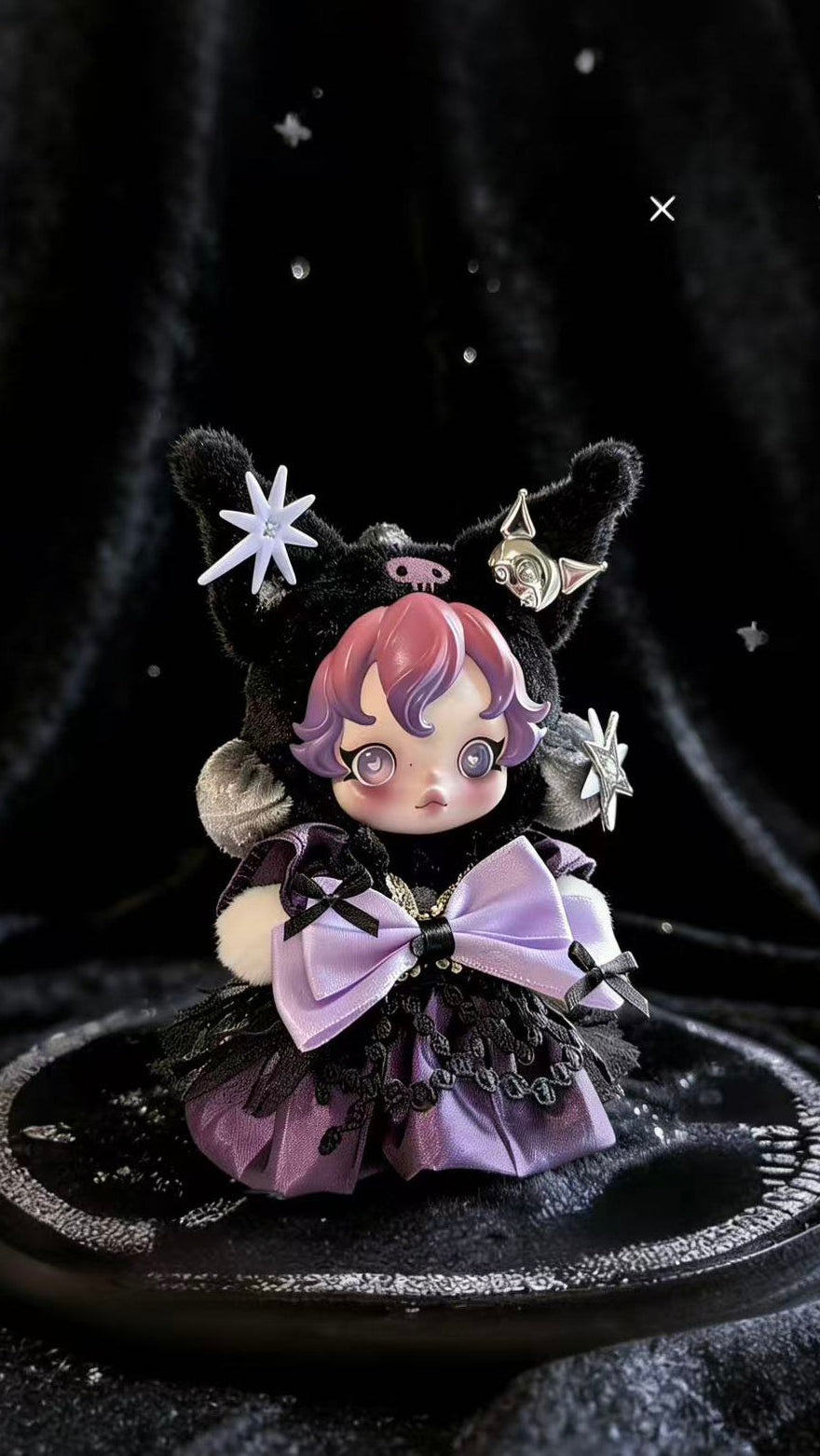 Skullpanda Clothes - Midnight Velvet (Kuromi)