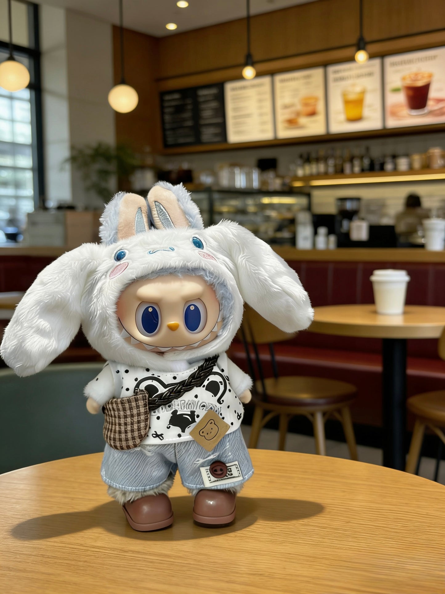 Labubu Doll Clothes - Cafe Collection